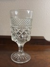 Vtg Anchor Hocking Wexford Wine Glasses water Goblets 6 5    Tall Set Of 4