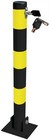 Home Shop Driveways Folding Fold Down Security Parking Post With Lock   Bolts
