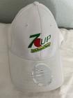 Vintage Hat 7 Up Soda 100  Natural Baseball Cap New Era White Green Med large