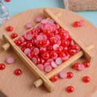 400pcs Flat Back Half Round Pearls  12mm Red Half Round Flatback Pearls Gems Bea
