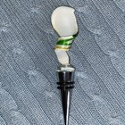 Vintage Murano Twisted Art Glass Wine Bottle Stopper 