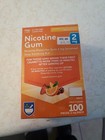Rite Aid Nicotine Gum 2mg Fruit Flavor 100 Pieces Sealed Box Exp 09 25 