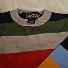 Boys Multi Color Stripe Knitted Sweater Size 7