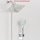 Chrome 8inch Rain Shower Head With Handheld Spray High Pressure Showerhead Combo