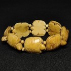 Collection Chinese Hand Carving Lovely 8 Turtle Bracelets Beads Chain Hand Chain
