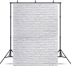 White Brick Wall Backdrop White Brick Photo Backdrop Thin Vinyl Photography Back