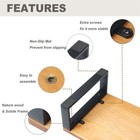 Solid Wooden Step Stool For Adults Seniors Non-slip  Heavy Duty Light Walnut 