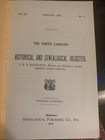 North Carolina Historical And Genealogical Register