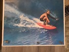 1970s Jackie Dunn Surfer Magazine Poster Surfing Skier David Mow Ski Very Rare