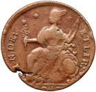 1787 M 33 31-gg 2 R-6 Dbl Struck Connecticut Colonial Copper Coin