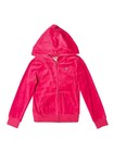 Juicy Couture Girl Kids Velour Full Zip Hoodie   Jogger Pants 2-piece Set 6  14