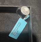 925 Sterling Silver White Round Opal Halo Cocktail Ring  Size 7