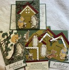 Stampin Up  Card Kit Owl s House Silly Old Bear Fun Fold Braver Than You Believe