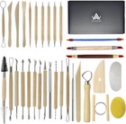 32-piece Pottery   Clay Sculpting Tools Set For Adults - Wood   Steel