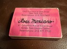 Rosa Mexicano Restaurant  New York City  Full Unstruck Matchbox