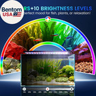 26w Aquarium Led Light 18-24 Inch Tank Full Spectrum 24 7 Timer 9 Colors Dimmabl