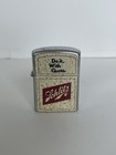 Vintage Schlitz Beer    do It With Gusto    Flip Top Metal Lighter