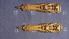 Antique Large Pair French Pediments Bronze Ormolu