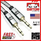 3 5mm Aux Audio Cable Male To Male Stereo For Car Headphones Speaker Full Metal