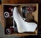Vintage Women   s Size 7  Roller Skates Chicago Original Box wrench paperwork