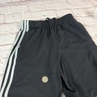 Adidas Shorts Youth Medium 10 12 Black 3-stripes Athletic Soccer Gym Training