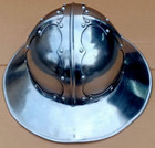 Kettle Hat Medieval Knight Crusader Steel Armour Replica Armor Helmet Halloween