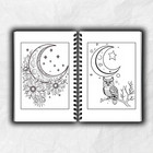 Moon Coloring Book   Celestial Coloring Book   Adult Coloring Book