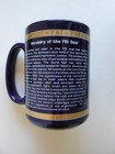 Fbi Heraldry Porcelain Coffee Mug Federal Bureau Of Investigation New