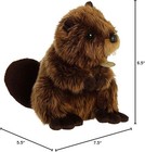 Brown Miyoni Beaver Plush Stuffed Animal Kids Playful Home Decorative Toy