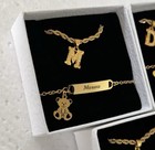 Children   s Infant Baby Toddler Name Bear Jewelry Set