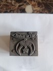 Vintage Printing Letterpress Printers Block  el Bekal Shrine 