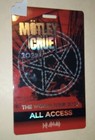 Def Leppard 2023 Motley Crue All Access Laminate Backstage Pass World Tour