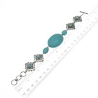 Joe Delgarito Navajo Old Pawn 925 Sterling Silver Tyrone Turquoise Bracelet 7 5 