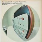 Ibm System 360 Model 25 Vintage Computer Print Ad 1968 Fisheye View Mod