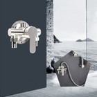Wall Mount Shower Faucet Control Valve Bath Mixer Bathroom Water Tap hot   Cold