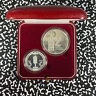 1993 Israel 2x Coin Proof Set Lot b2921 Silver  With Case   C o a 