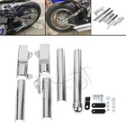 Chrome Rear Swingarm Tube Covers Fit For Harley Heritage Softail Efi Flstni Fxst