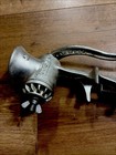 Antique Food Grinder   Steel With Wooden Handle  Made In The Usa