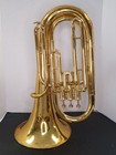 King 623 Concert Baritone Horn     3 4 Size     Good Playing Condition