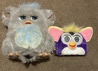 Furby 2005 Gray   Light Blue And Nice Wallet
