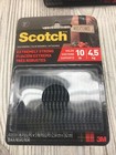 3m Scotch Extreme Fasteners Wall Item Hangers Holds 10 Lb 1  X 3  Black 2 Packs