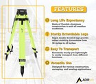 Heavy   duty Aluminum Laser Level Tripod  5 8    11 Thread  Quick Clamp  Green