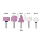 Abrasive Stone Points Grinding Wheel Set With 1 4  Shank 10pcs