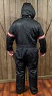 Fieldmaster Vintage Ski Snowsuit Snowmobile Suit Black Winter Size Medium Hooded