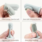 Finger Toothbrush For Babies 3 Months And Up Infant Oral Care Kit Soft Silicone