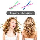 100 Pcs Spiral Perm Rods Heatless Curls Overnight For Hair Rollers Curlers Plast