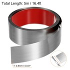 16 4ft X 1 97  Wall Trim Self Adhesive Stainless Steel Brushed Finish Silver