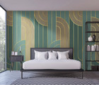 3d Green Yellow Zhu9015 Wallpaper Wall Mural Removable Self-adhesive Zoe