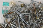 20 Lbs Lot Of Assorted Steel Brass Bolts   Nuts Hardware Pieces - Used And New