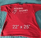 Rolling Stones 1981 Tour Security T-shirt Cedar Falls Iowa Uni Dome Xl